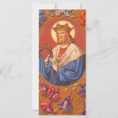 St Louis IX the King PM 05 Greeting Card