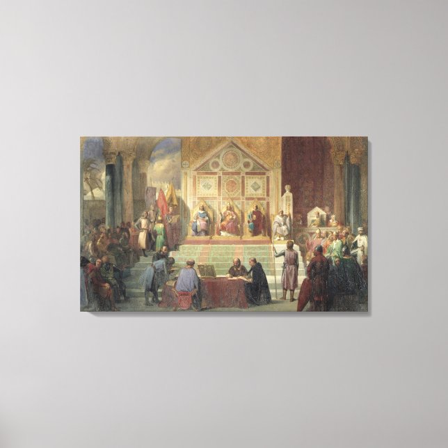 St. Louis  King of France Canvas Print (Front)
