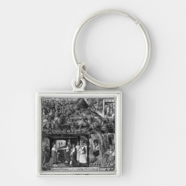 St. Louis  Leaving for the Crusade Keychain (Front)