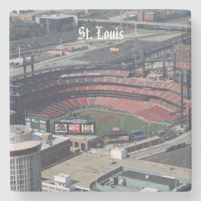 St. Louis Marble Stone Drink Coaster (Front)