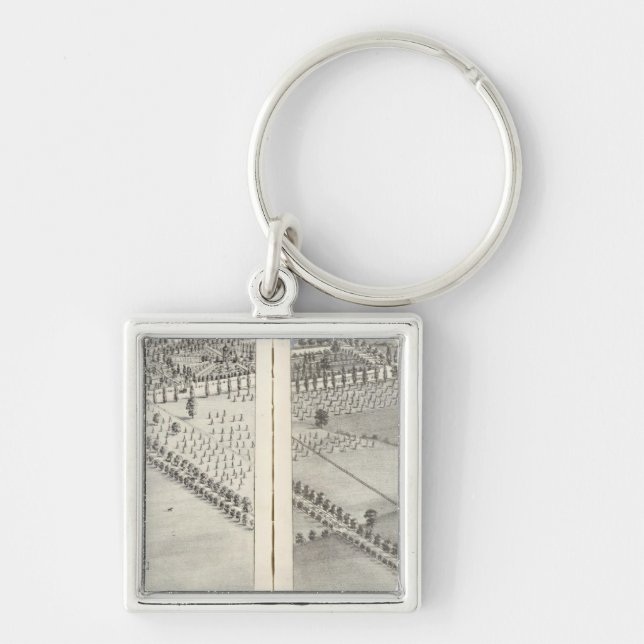 St. Louis, Missouri 12 Keychain (Front)