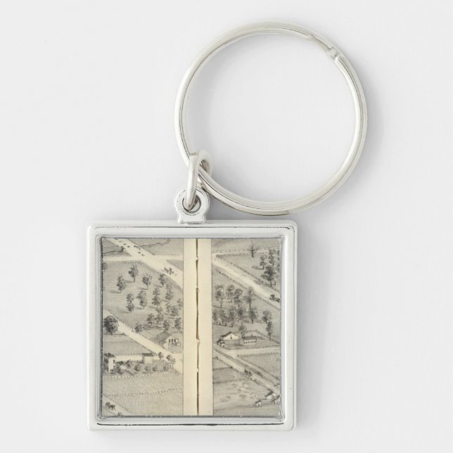 St. Louis, Missouri 13 Keychain (Front)