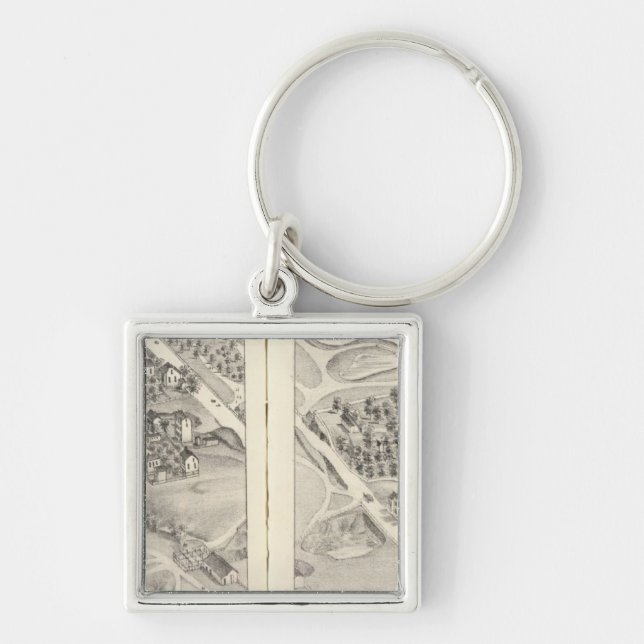 St. Louis, Missouri 18 Keychain (Front)