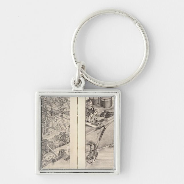 St. Louis, Missouri 2 Keychain (Front)