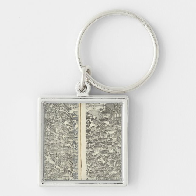 St. Louis, Missouri 4 Keychain (Front)