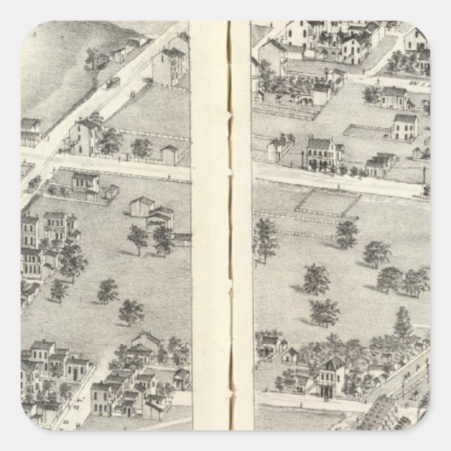 St. Louis, Missouri 6 Square Sticker (Front)