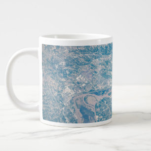 St. Louis, Missouri Along The Mississippi River. Giant Coffee Mug
