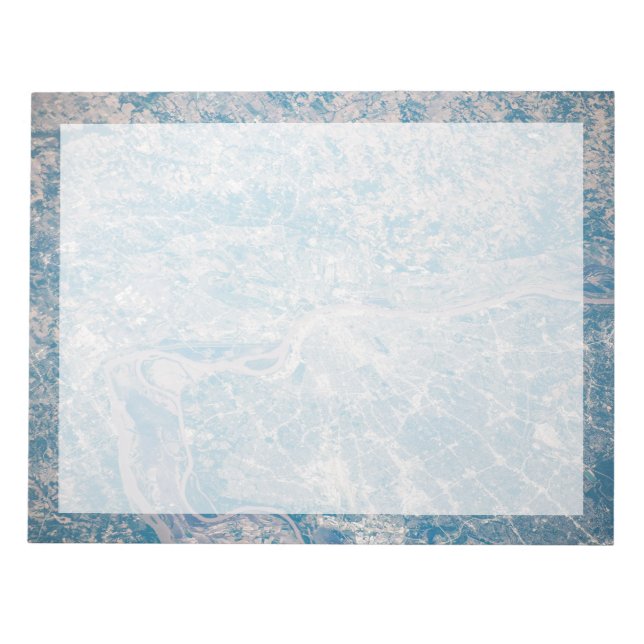 St. Louis, Missouri Along The Mississippi River. Notepad (Front)