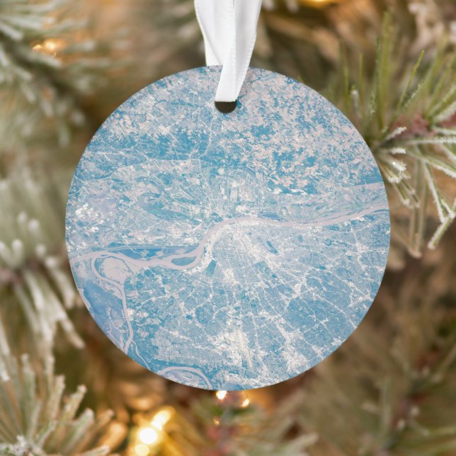 St. Louis, Missouri Along The Mississippi River. Ornament (Tree)