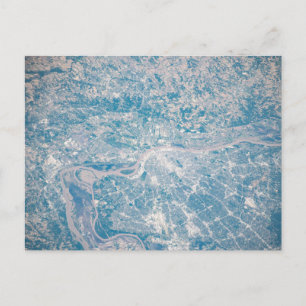 St. Louis, Missouri Along The Mississippi River. Postcard