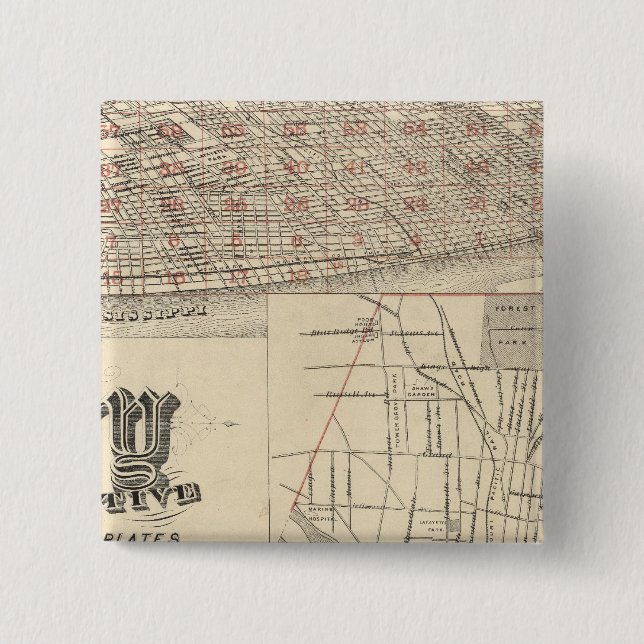 St. Louis, Missouri Button (Front)