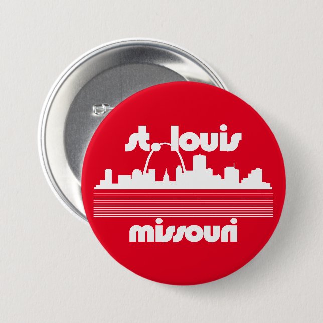 St. Louis Missouri Button (Front & Back)