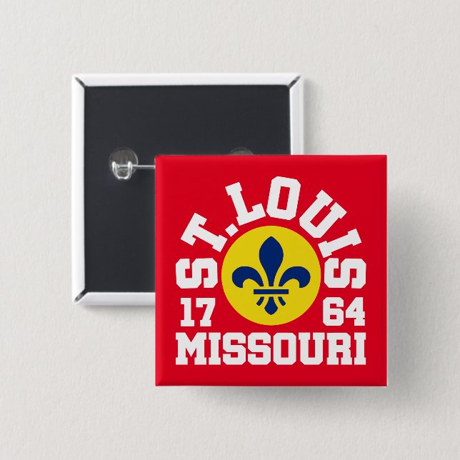 St. Louis,Missouri Button (Front & Back)