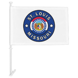 St. Louis Missouri Car Flag