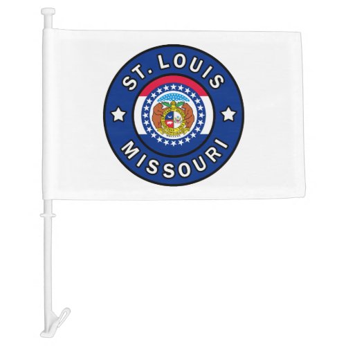 St Louis Missouri Car Flag