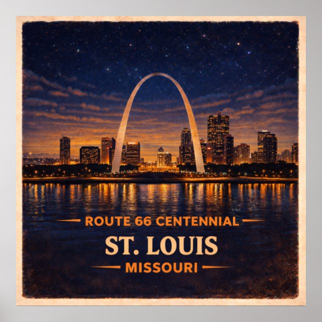 St. Louis Missouri Centennial Poster (Front)