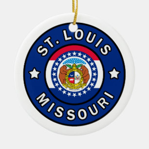 St. Louis Missouri Ceramic Ornament
