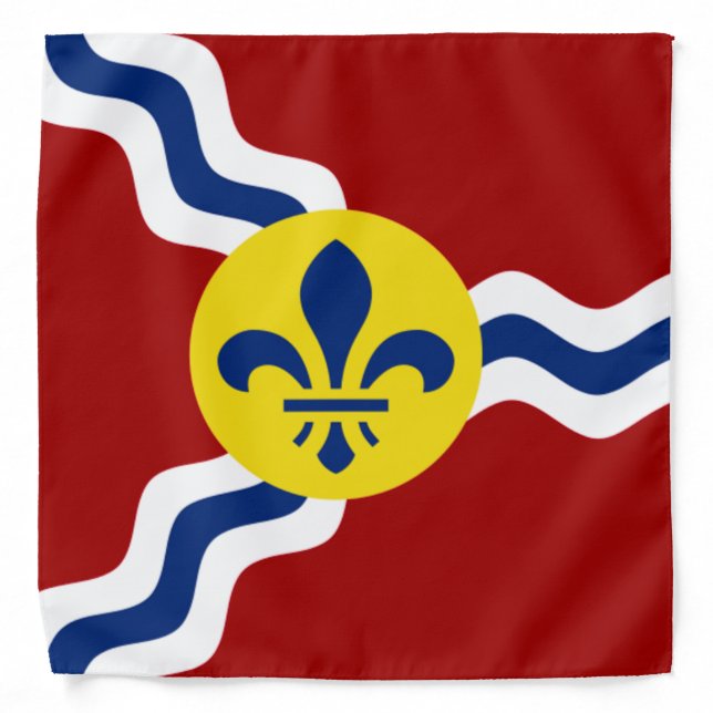 St. Louis (Missouri) City flag Bandana (Front)