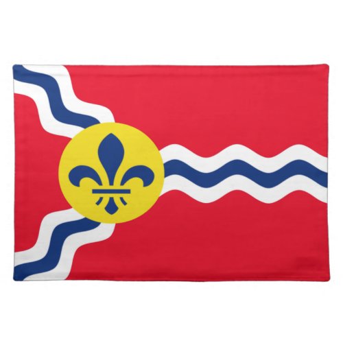 St Louis Missouri City flag Cloth Placemat