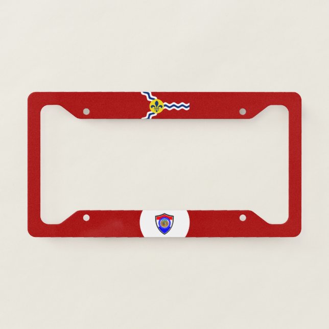 St. Louis (Missouri) city flag License Plate Frame (Front)