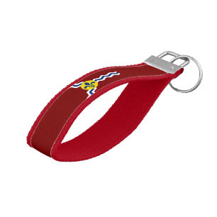 St. Louis (Missouri) City flag Wrist Keychain