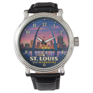 St. Louis Missouri Gateway Arch Vintage Travel Watch