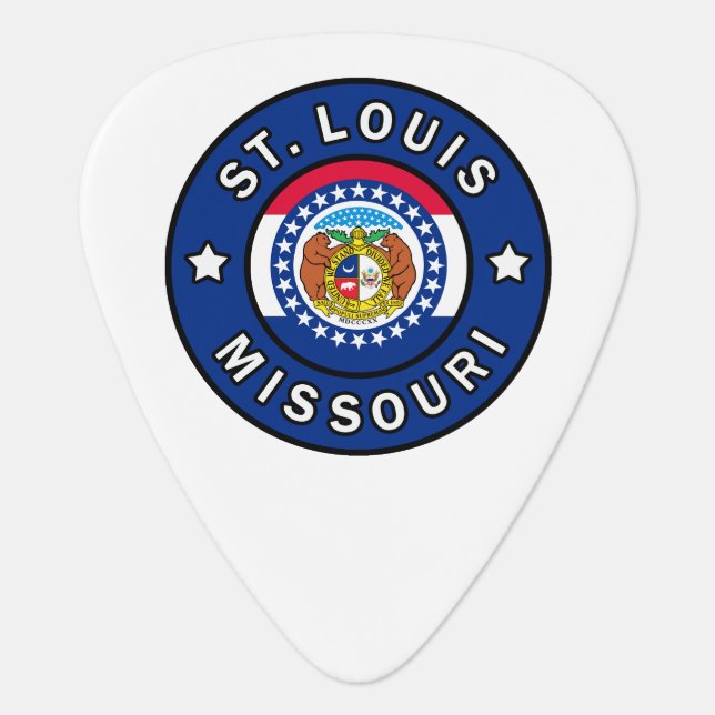 St. Louis Missouri Guitar Pick (Front)