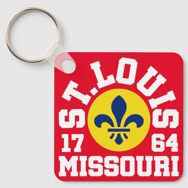 St. Louis,Missouri Keychain (Front)