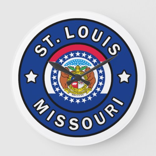 St Louis Missouri Large Clock