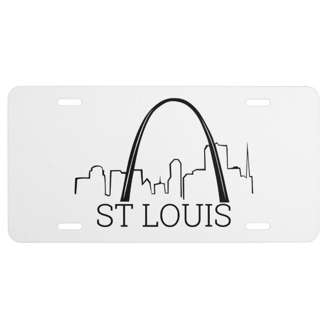 St. Louis, Missouri License Plate (Front)