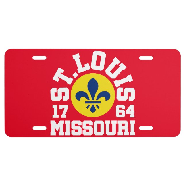 St. Louis,Missouri License Plate (Front)