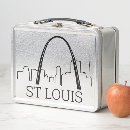 St Louis Missouri Metal Lunch Box