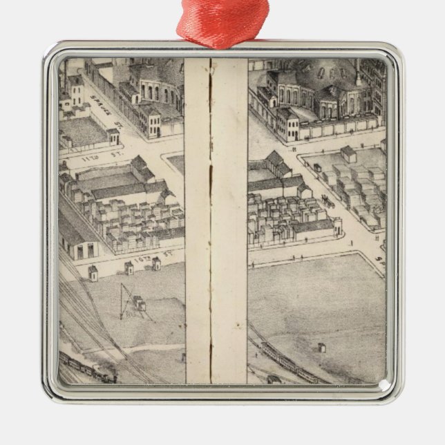 St. Louis, Missouri Metal Ornament (Front)