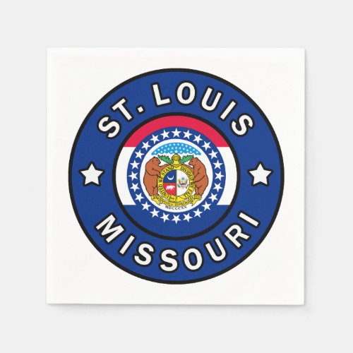 St Louis Missouri Napkins