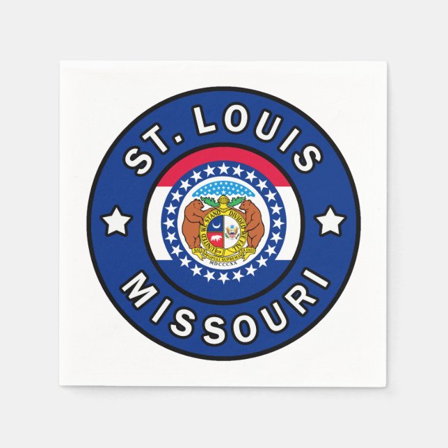St. Louis Missouri Napkins (Front)