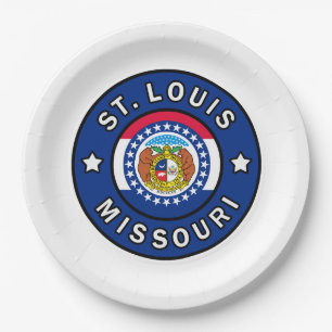 St. Louis Missouri Paper Plates