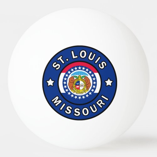 St Louis Missouri Ping Pong Ball