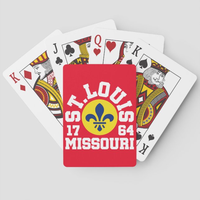 St. Louis,Missouri Poker Cards (Back)