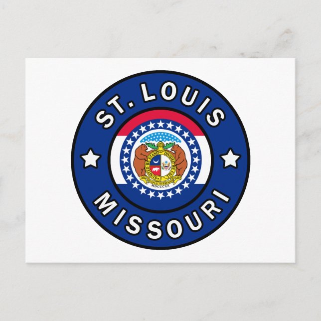 St. Louis Missouri Postcard (Front)