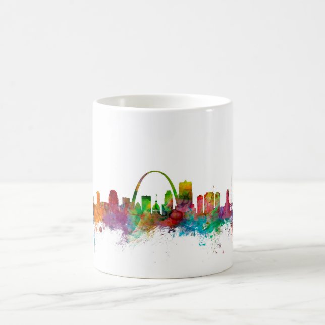 St Louis Missouri Skyline Coffee Mug (Center)
