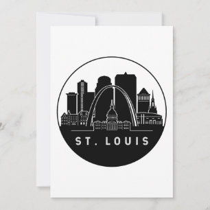 St. Louis Missouri Skyline Invitation