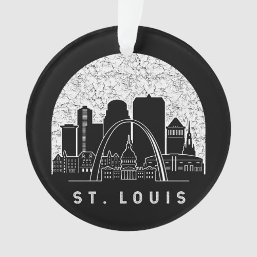 St Louis Missouri Skyline Ornament