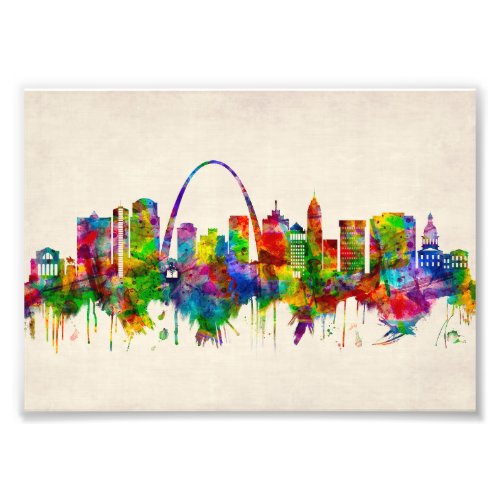 St Louis Missouri Skyline Photo Print