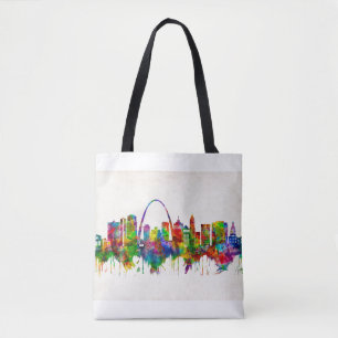 St. Louis Missouri Skyline Tote Bag