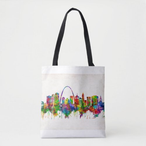 St Louis Missouri Skyline Tote Bag