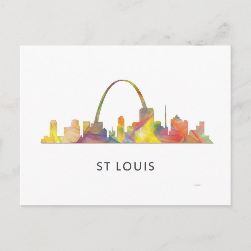 ST LOUIS MISSOURI SKYLINE WB1 _ POSTCARD