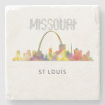 St Louis, Missouri Skyline Wb1 - Stone Coaster at Zazzle