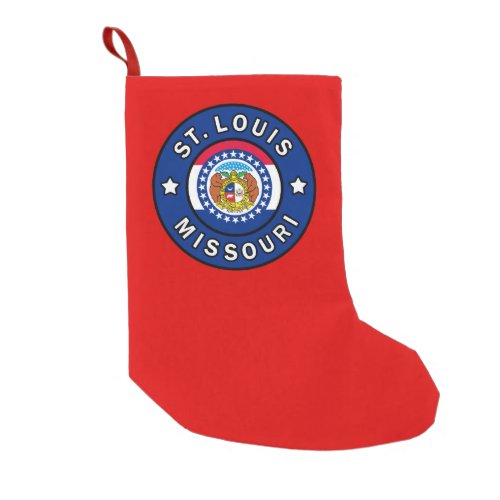 St Louis Missouri Small Christmas Stocking