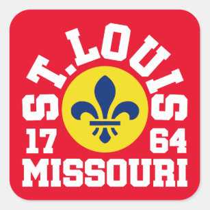 St. Louis,Missouri Square Sticker