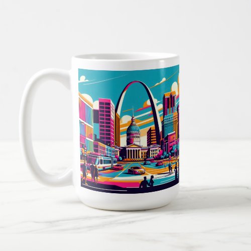 St Louis Missouri  The Gateway Arch  Coffee Mug